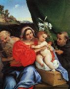Lorenzo Lotto Virgin and Child with Saints Jerome and Anthony china oil painting artist